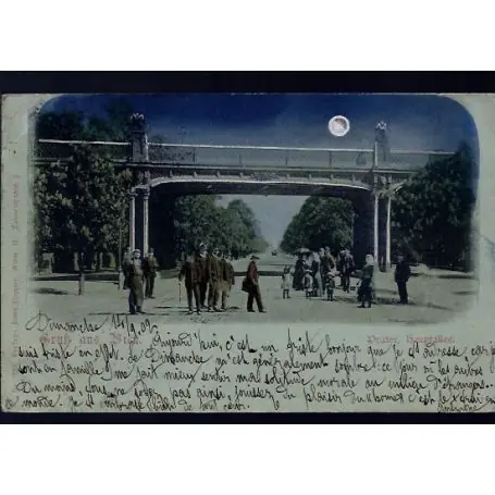 Autriche - Gruss aus Wien - Prater - Hauptallee - De nuit Commander Maintenant