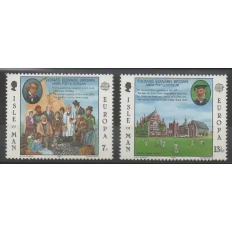 Populaire Man (Ile de) - 1980 - No 157/158 - Célébrités - Europa