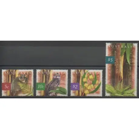 Australie - 1996 - No 1530/1533 - Oiseaux - Arbres Expédié Aujourd’hui