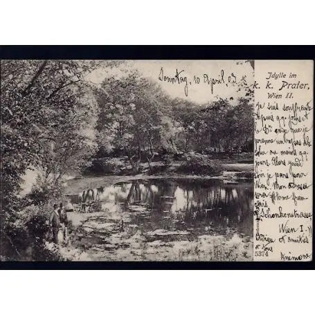 Autriche - Wien - Idylle im k. k. Prater Nouveauté