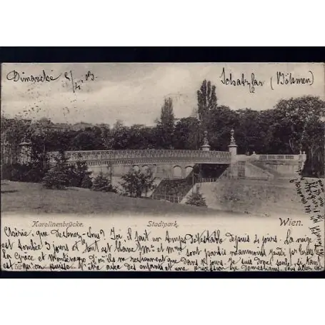 Soldes Autriche - Wien - Stadtpark - Karolinenbrucke