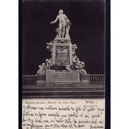 Original Autriche - Wien - Wolfgang Amadeus Mozart von Victor Tilgner