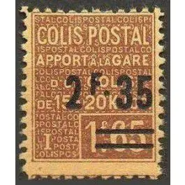 Timbre de collection France - Colis Postaux 090 Prix Cassé