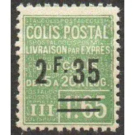 Timbre de collection France - Colis Postaux 094 Prix Cassé