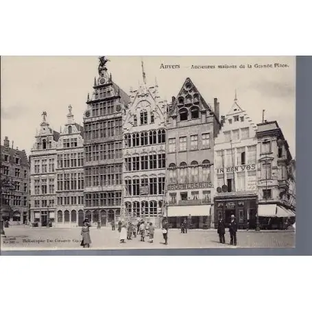 Belgique - Anvers - Anciennes maisons Satisfait Ou Remboursé