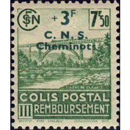 Timbre de collection France - Colis Postaux 197 Original