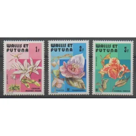 Wallis et Futuna - 1982 - No 282/284 - Fleurs Populaire