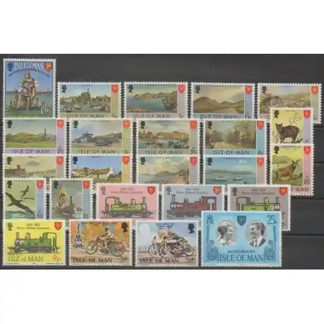 Man (Ile de) - Année complète - 1973 - No 1/24 Pas Cher