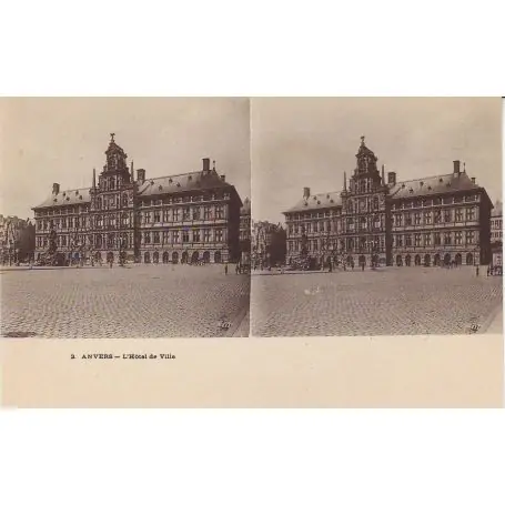Belgique - Anvers - L'Hotel de ville Retour Gratuit