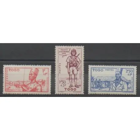 Togo - 1941 - No 208/210 Retour Gratuit