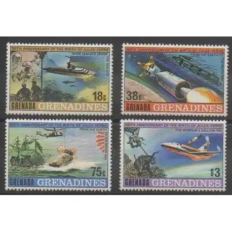 Livraison Mondiale Grenadines - 1979 - No 289/292 - Littérature