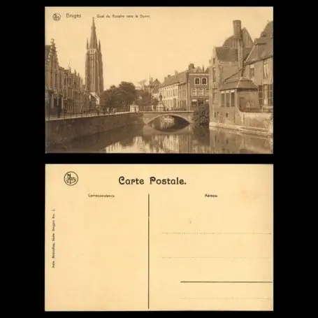 Prix Cassé Belgique - Bruges - Quai du Rosaire vers le Dyver