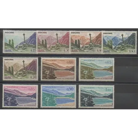 Andorre - 1961 - No 158/164 - Sites Premium