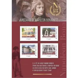 Timbre de collection France - Collector 2019 Naissance de Napolon Bonaparte Retour Gratuit