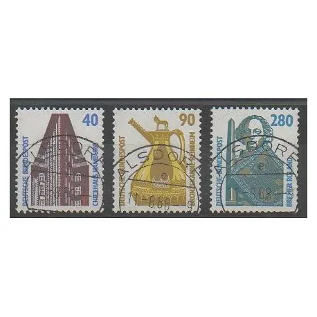 Allemagne occidentale (RFA) - 1988 - No 1211/1213 - Oblitéré Petit Prix