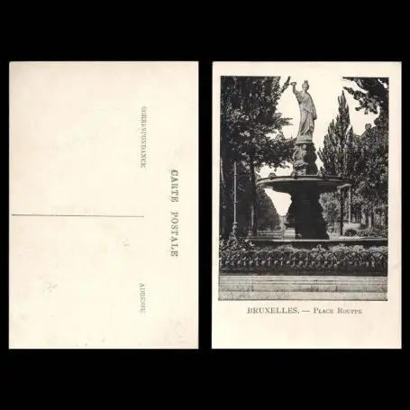 Belgique - Bruxelles - Place Rouppe Paiement Sécurisé