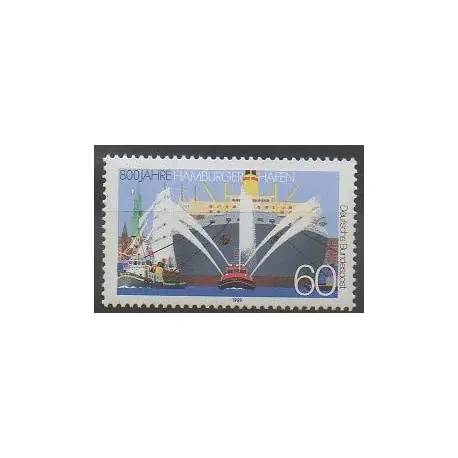 Allemagne occidentale (RFA) - 1989 - No 1251 - Navigation Prix Choc