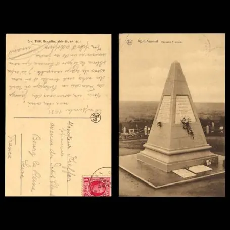 Belgique - Mont-Kemmel - Ossuaire Francais Quantité Limitée