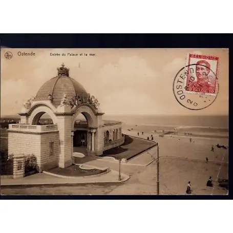 Réduction Belgique - Ostende - Entree du Palace et la mer
