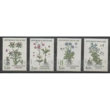 Nouvelle Collection France - Poste - 1983 - No 2266/2269 - Fleurs