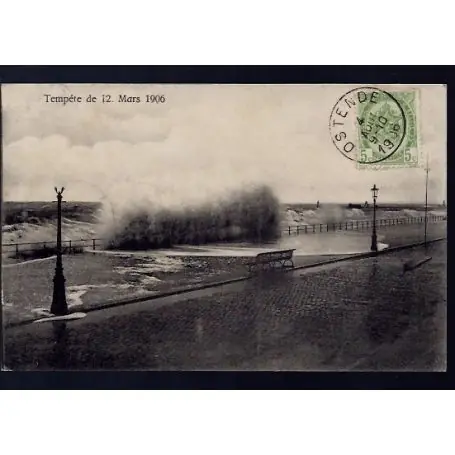 Offre Exclusive Belgique - Ostende - Tempete du 12 mars 1906