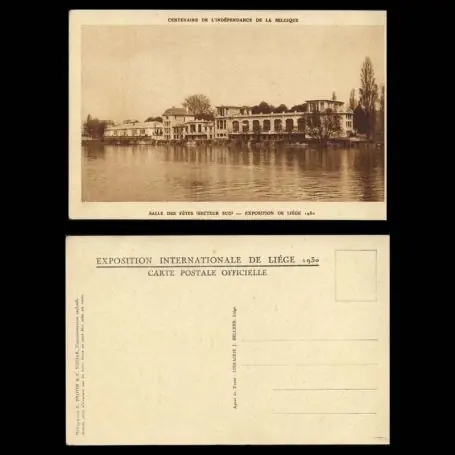 Prix Bas Belgique - Salle des fetes - Exposition du centenaire de l'independance de la Belgique en 1930