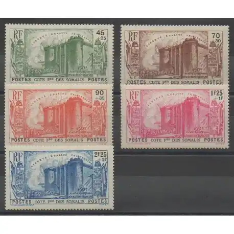 Produit De Marque Côte des Somalis - 1939 - No 172/176