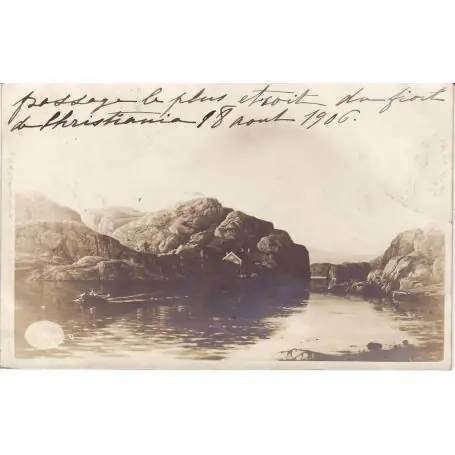 Achat Immédiat Danemark - Carte photo Christiania - 1906