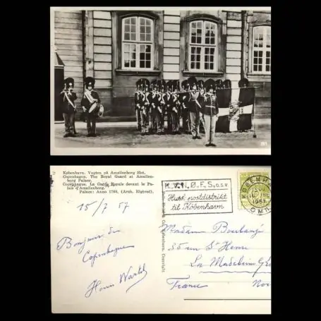 Commande En Gros Danemark - Copenhague - La garde royale devant le palais d'Amalienborg - CPSM