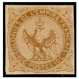 Prix Cassé Timbre de collection France - Colonies Gnrales 03