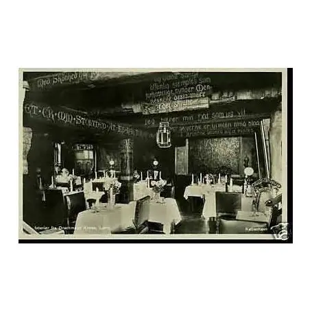 Danemark - Interior fra Drachmann Kroen - Lorry Prix Cassé