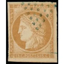 Timbre de collection France - Colonies Gnrales 22 Fait Main