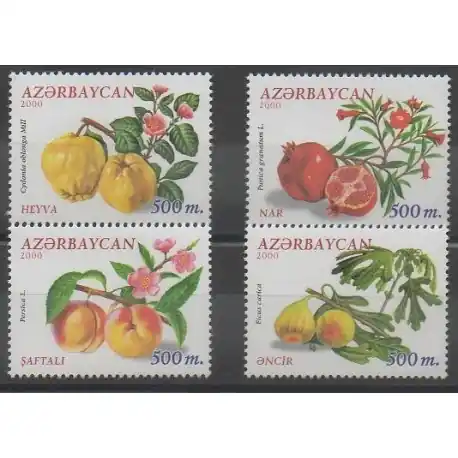 Azerbaïdjan - 2000 - No 410/413 - Fruits Promotion