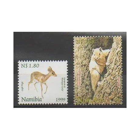 Namibie - 1999 - No 874/875 - Mammifères En Vogue