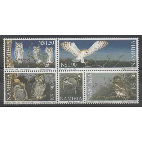 Must-Have Namibie - 1998 - No 851/855 - Oiseaux