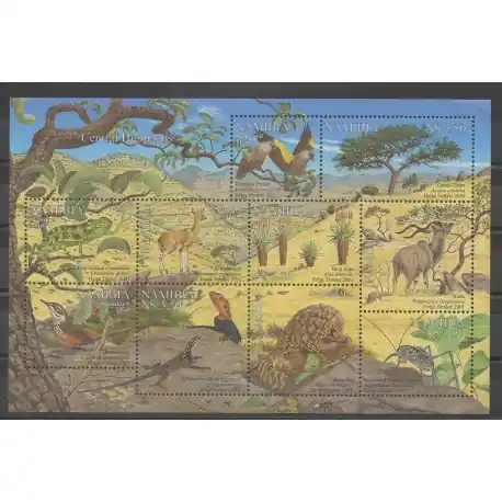 Namibie - 2001 - No 941/950 - Reptiles - Animaux Prix Cassé