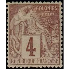 Nouvelle Collection Timbre de collection France - Colonies Gnrales 48