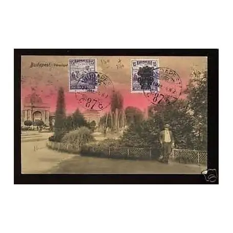 Hongrie - Budapest - Les jardins - 1921 Top Qualité
