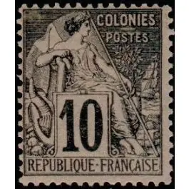 Timbre de collection France - Colonies Gnrales 50 Prix Cassé