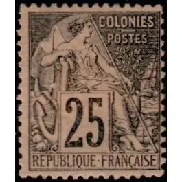 Commande En Gros Timbre de collection France - Colonies Gnrales 54