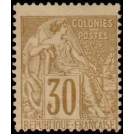 Timbre de collection France - Colonies Gnrales 55 Tendance