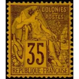 Solde Timbre de collection France - Colonies Gnrales 56