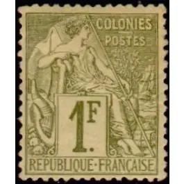 Timbre de collection France - Colonies Gnrales 59 Prix Choc