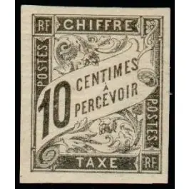 Top Vente Timbre de collection France - Colonies Gnrales Taxe 06