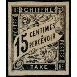 Gros Lot Timbre de collection France - Colonies Gnrales Taxe 07