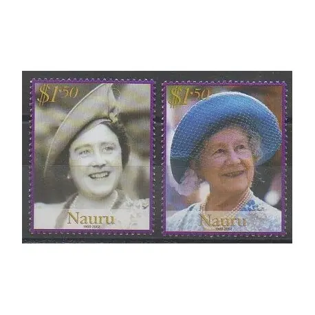Nauru - 2002 - No 493/494 - Royauté - Principauté Exclusif