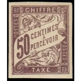 Paiement Sécurisé Timbre de collection France - Colonies Gnrales Taxe 23