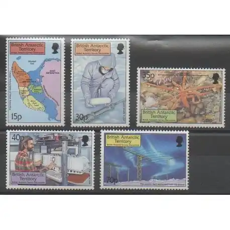 Grande-Bretagne - Territoire antarctique - 1999 - No 307/311 - Polaire - Sciences et Techniques Top Vente