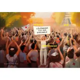 Artisanat Timbre de collection France - Crypto NFT 3