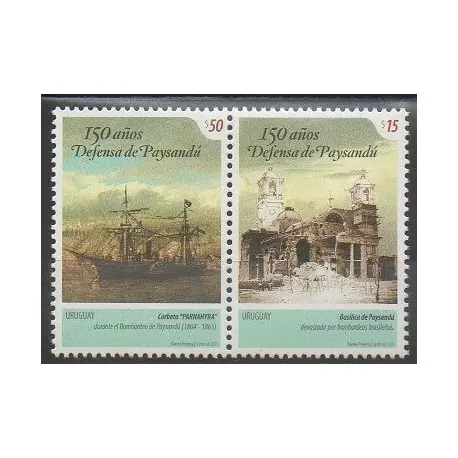 Uruguay - 2015 - No 2718/2719 - Histoire Usine Directe